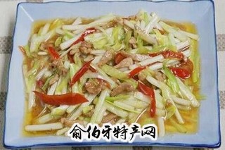 韭黄肉丝