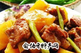 土豆炖豆角