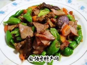 尖椒炒腊肉