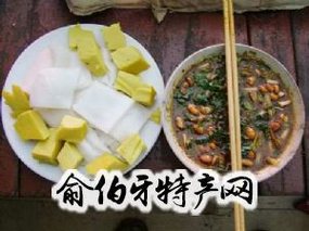 个旧蘸水卷粉