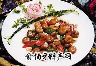 清炒紫花菌