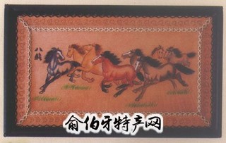 蒙古皮画