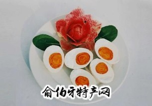 焦岗湖红心咸鸭蛋