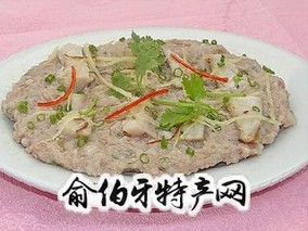 马蹄蒸肉饼