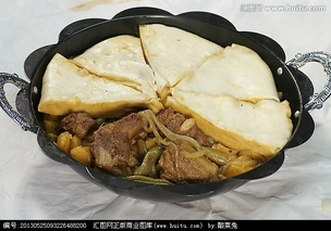 豆角烀饼