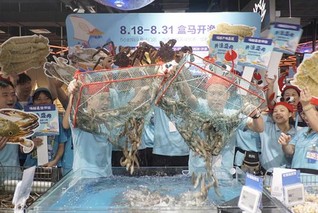 广州梭子蟹和皮皮虾降价一两成