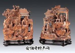 木雕樟木套箱