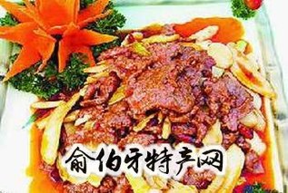 蒜仔爆梅花鹿肉