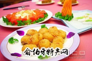 百花煎酿鸭掌