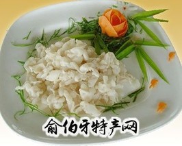 鲜灼鳄鱼片